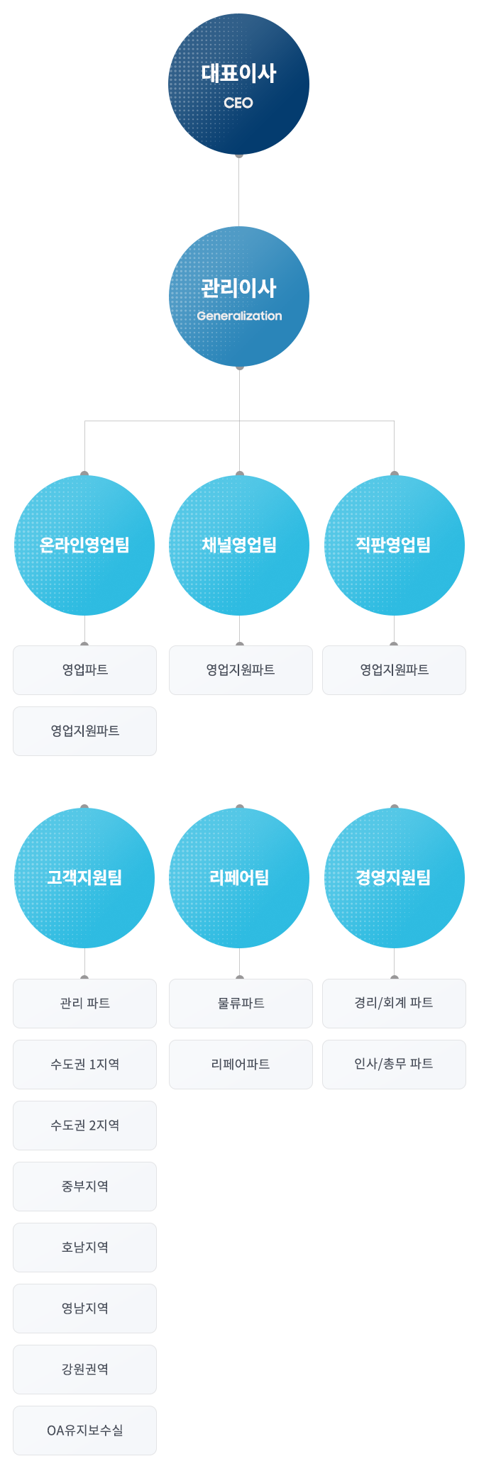 삼성네오정보 조직도
